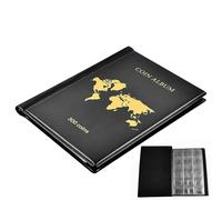 Présentoir de rangement de pièces : 14 pages de grande capacité, porte-documents, pour souvenirs numismatiques | Morgan Peace Dollars Cent Token Tampon de presse commémoratif