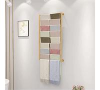 Présentoir de rangement de ruban, écharpe, grand porte-écharpe, support mural commercial pour placard de chambre à coucher, support de cintre pour pantalon, vêtements, châles, enveloppes, serviettes
