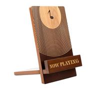 Présentoir de rangement pour album - Organiseur de disques en bois avec étagère de bureau rétro et cadre de construction stable, organiseurs de classeurs pour livres, albums de livres, classeurs de