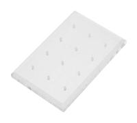 Présentoir de Rangement, Support 12 Trous en Acrylique | Structure Ouverte, Format Portable et Léger, pour Service Mobile et Formation Ongulaire, Organisation Rapide