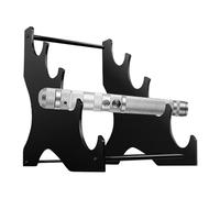 Présentoir de sabre laser à 4 niveaux en acrylique transparent, support décoratif pour sabre laser, sans perçage, pour table de bureau à domicile, baguettes de sabre laser, baguettes de sabre laser