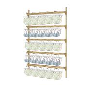 Présentoir de Soutien-Gorge de Magasin sous-vêtements Mural, Magasin de Détail Commercial Moderne À 5 Niveaux, sous-vêtements, Shorts Chaussettes Support Rangement en Métal，pour Les Marchés Fermiers