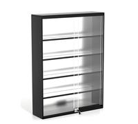 Présentoir de supermarché Commercial et Support de carnet d'allumettes de Bureau, Organisateur Mural pour étagère Multi-Combinaison-Noir, Solution d'affichage Polyvalente