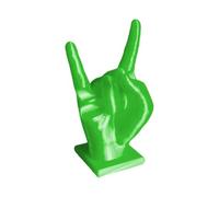 Présentoir de , support de baguettes à main de stockage, décoration de pièce amusante organisateur de rangement à main de roche, présentoir pour baguettes, accessoires de baguettes, vert une,