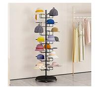 Présentoir de support de chapeau de grande capacité pour chapeaux de baseball/perruque de cowboy, organisateur de rangement vertical robuste pour casquettes roulantes, magasins de détail/maison