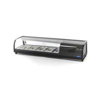 Vitrine réfrigérée à sushis et tapas 52 L 5 x GN 1/3