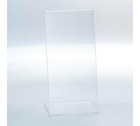 Présentoir de table Déflecto incliné 1/3 de A4 transparent