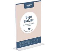 Présentoir de table EUROPEL Acrylic DIN A6 vertical droit