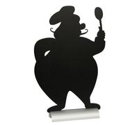 Présentoir de table Securit SILHOUETTE "Cuisinier