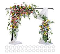 Présentoir de tringle de table - Barre de suspension sur table, poteau de présentation, arche de ballons avec pinces, support de suspension de table, cadre d'arche réglable, présentoir réglable pour