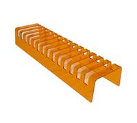 Présentoir d'échantillons de carrelage en Acrylique, 14 pièces, Support Multicouche pour matériaux de Construction, Exposition et vitrine de Magasin - Design Orange Durable