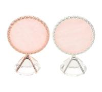 Présentoir D'échantillons pour Nail Art 2 Pièces Base Diamant | Structure Stable, Classification Spacieuse, Usage Professionnel, Nettoyage Facile, pour Salons de Beauté et Studios D'ongles