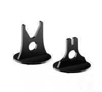 Présentoir d'épée réglable en acrylique avec base stable pour collectionneurs, conçu pour contenir des couteaux longs et courts en toute sécurité (0292-2)