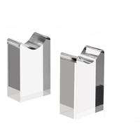 Présentoir d'épée réglable en acrylique transparent conçu pour présenter diverses épées, sabres laser et lames de collection