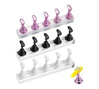 Présentoir D'Ongles Artificiels, 3 Pièces, Base De Pratique De Manucure, Support D'Ongles En Acrylique, Accessoires De Manucure