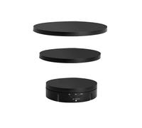 Présentoir Électrique Rotatif À 360 Degrés, 10 Kg, 3 Vitesses | Silencieux, Photographie, Accessoire De Prise Vue Vidéo, USB, Base Distante(Black)