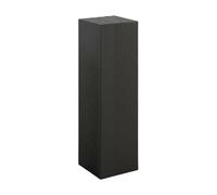 Présentoir empilable en bois massif - 30 x 30 x 80 cm - Noir - Pour sculptures, toiles de fond de mariage, décoration d'événement, fêtes et expositions - Solution d'affichage polyvalente et durable