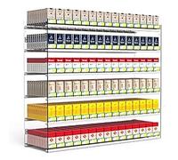 Présentoir en Acrylique, Armoire de Rangement à Poussoir Automatique, vitrine Murale ou de comptoir, Support de Magasin de détail, 80x27x50cm - Solution de Stockage Efficace et élégante