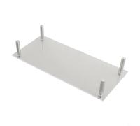 Présentoir en acrylique avec base stable pour articles cosmétiques, bijoux, cupcakes, desserts et figurines offrant une visibilité claire et un soutien (20 x 9 x 3,5 cm)