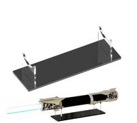 Présentoir En Acrylique Clair,Organisateur de Table - Support Organisateur pour Baguettes | Pour Collectionneurs Fans Bureau Détaillants Photographie Coiffeuse Support TV Côté Lit Table de Chevet Sall