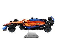 Présentoir en acrylique de qualité supérieure compatible avec LEGO Technic McLaren Formula 1 Set 42141 (avec plaque de base)