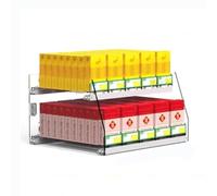 Présentoir en Acrylique - Organiseur Mural Transparent pour briquets, boîtes d'allumettes, Chewing-Gum - 73,5 cm x 28,4 cm x 24 cm, Solution de Rangement élégante et Fonctionnelle