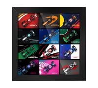 Présentoir en acrylique pour Lego 71049 F1 Racing, cadre photo, boîte de présentation compatible avec 71049 (modèle non inclus (avec plaque anti-poussière)