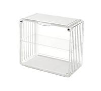 Présentoir en Acrylique Transparent à 3 Niveaux, Boîte D'exposition De Figurines, Boîte Aveugle à Assembler, Boîte D'objets De Collection, Vitrine De Protection Anti-poussière(Transparent)