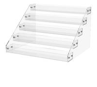Présentoir en acrylique transparent à 4 ou 5 couches, étagère polyvalente for maquillage, parfum, poupées(5 Layer)