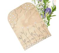 Présentoir en bois pour arrangements floraux, collection florale printanière avec installation facile, décoration intérieure et extérieure pour fête, anniversaire, fête des mères avec style classique