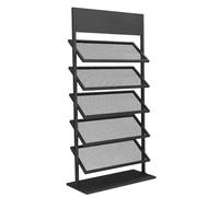 Présentoir en céramique durable - Support de rangement autonome pour expositions, centres commerciaux, salles d'exposition et salons commerciaux - Maximisez la visibilité et l'accessibilité
