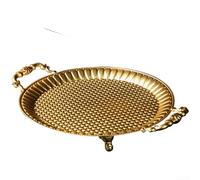 Présentoir en métal à double niveau avec design européen pour anniversaire, mariage, arrangement alimentaire et présentation de desserts (C)