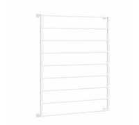 Présentoir en métal pour cravates et écharpes - Cintre mural pour ceintures, châles, hijabs, pantalons et cravates - Solution de rangement pour serviettes et rubans
