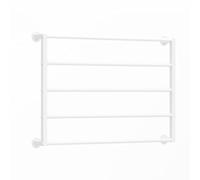 Présentoir en métal pour cravates et écharpes - Cintre mural pour ceintures, châles, hijabs, pantalons et cravates - Solution de rangement pour serviettes et rubans