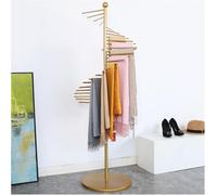 Présentoir en métal pour écharpe - Design en spirale pour économiser de l'espace pour ranger les vêtements et les rubans