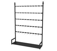 Présentoir en métal robuste pour sous-vêtements et chaussettes, étagère à bijoux, porte-clés, support de rangement, noir (100 x 35 x 150 cm) - Solution polyvalente pour la maison et la vente au détail