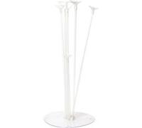 Présentoir en plastique blanc pour 7 ballons décoratifs (H40 cm) - - ALTOBUY Blanc G
