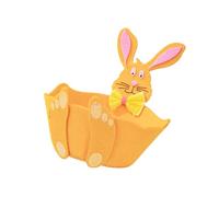 Présentoir en tissu pour lapins de Pâques élégants sur le thème de Pâques, paniers de décoration pour cadeaux, bonbons et œufs de chasse