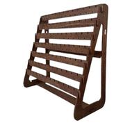 Présentoir Et Support De Boucles D’Oreilles En Bois - Porte-Goujon Rétro Avec Mesures | Organisateur De Bijoux Pratique Pour Ranger Et Exposer Vos Boucles D’Oreilles | Support Multi-Usage Pour Bijoux