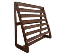 Présentoir Et Support De Boucles D’Oreilles En Bois - Porte-Goujon Rétro Avec Mesures | Organisateur De Bijoux Pratique Pour Ranger Et Exposer Vos Boucles D’Oreilles | Support Multi-Usage Pour Bijoux