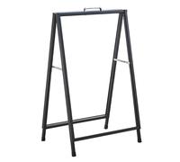 Présentoir Extérieur Pliable, Taille De L'écran : 60 X 90 Cm, Double/simple Face En Option, Coupe-vent Et Résistant Au Soleil, Installation Facile, Avec Poignée De Transport.,B-Portable