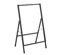 Présentoir Extérieur Pliable, Taille De L'écran : 60 X 90 Cm, Double/simple Face En Option, Coupe-vent Et Résistant Au Soleil, Installation Facile, Avec Poignée De Transport.,A-Portable