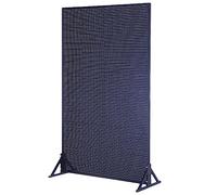 Présentoir grillagé sur pied pour la vente au détail, panneau plat, support de rangement mobile en métal ajouré, autoportant, panneau perforé avec crochets, présentoir pour outils et accesso
