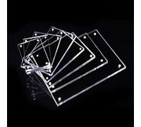 Présentoir magnétique en acrylique transparent parfait pour décorer des espaces avec vos souvenirs préférés (7 x 12 cm)