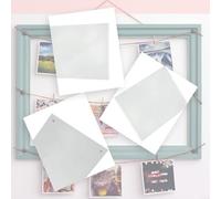 Présentoir magnétique en acrylique transparent parfait pour décorer des espaces avec vos souvenirs préférés (12,8 x 17,8 cm)