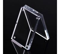 Présentoir magnétique transparent pour affiche, cadre en acrylique durable, préserve de bons souvenirs pour toujours, parfait Noël (7 x 12 cm)