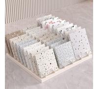 Présentoir métallique pour échantillons de Porcelaine et de céramique, Support de Bureau pour Entreprises et expositions, Support Durable pour carrelages de Sol, idéal pour salles
