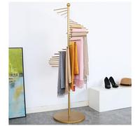 Présentoir métallique pour foulards - Étagère autoportante pour ceintures, châles et hijabs - Design en spirale, étagères gain de place, cintre pour rubans en magasin de vêtements - Solution de rang