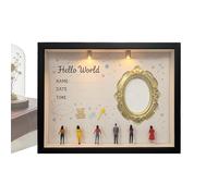 Présentoir Mini Museum - Silhouette Décorative avec Éclairage Esthétique | Boîte Silhouette Mini Musée à Assembler pour,Idée Cadeau pour Chambre Bureau Bureau Fête Anniversaire Garçon Fille