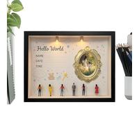 Présentoir Mini Museum | Souvenir esthétique et commémoratif,Boîte Silhouette Mini Musée à Assembler pour | pour Décoration Maison, Chambre Enfant, Bureau, Table, Étagère, Fête